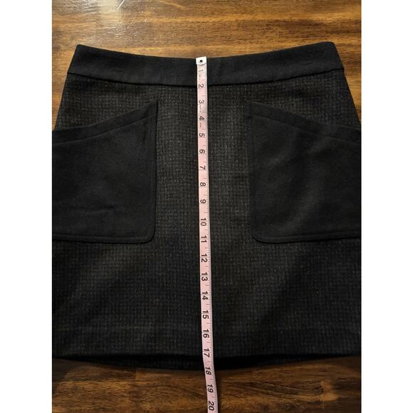 J Crew Women’s 8 Mini Skirt Wool Blend Pockets Lined Zip Up Winter - Picture 6 of 6